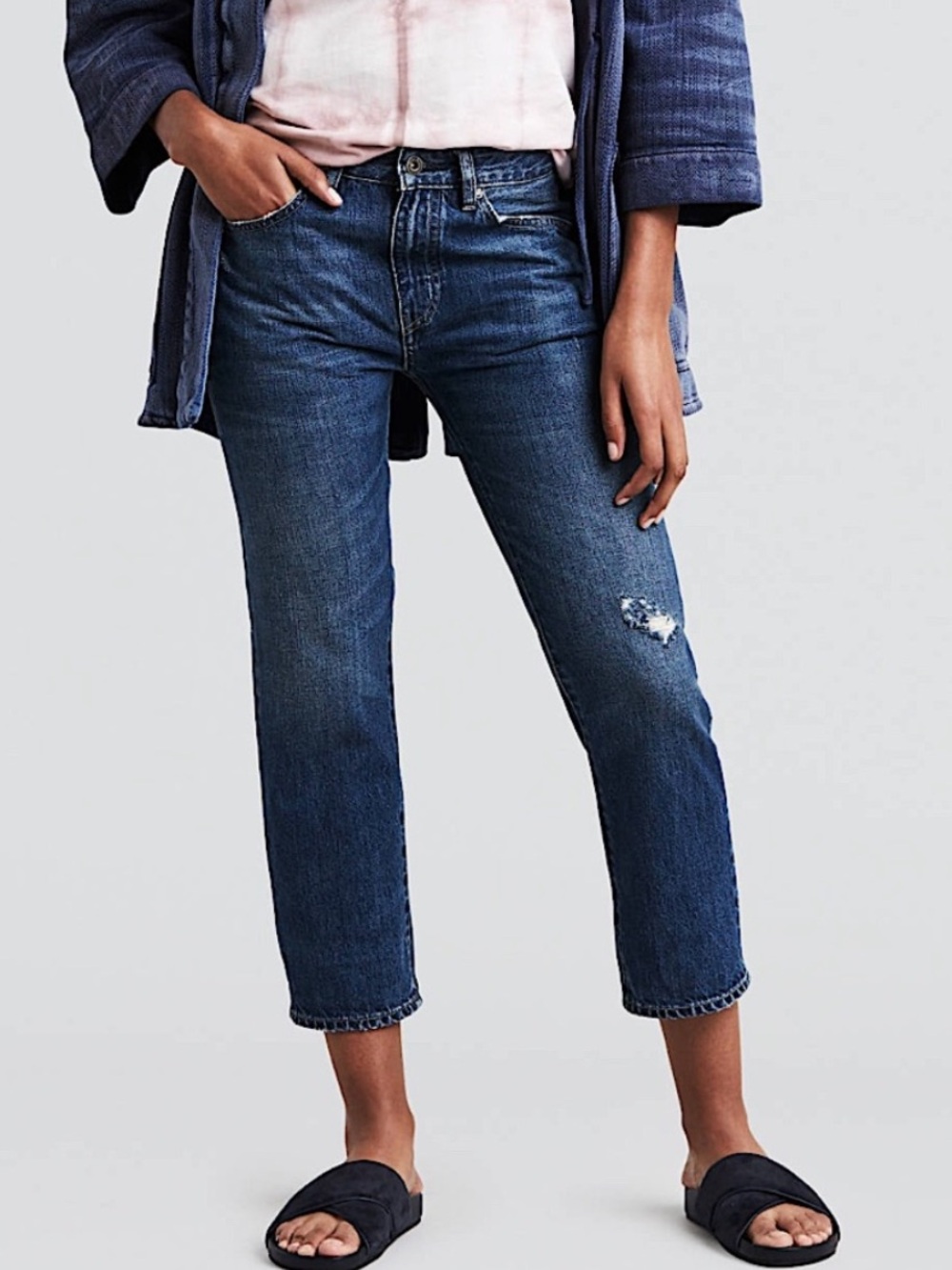 Levi's Made & Crafted Straight Crop Jeans